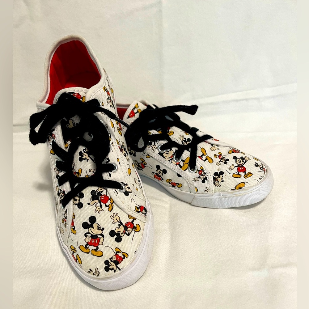 Disney Mickey Mouse Canvas Sneakers - Sz 9